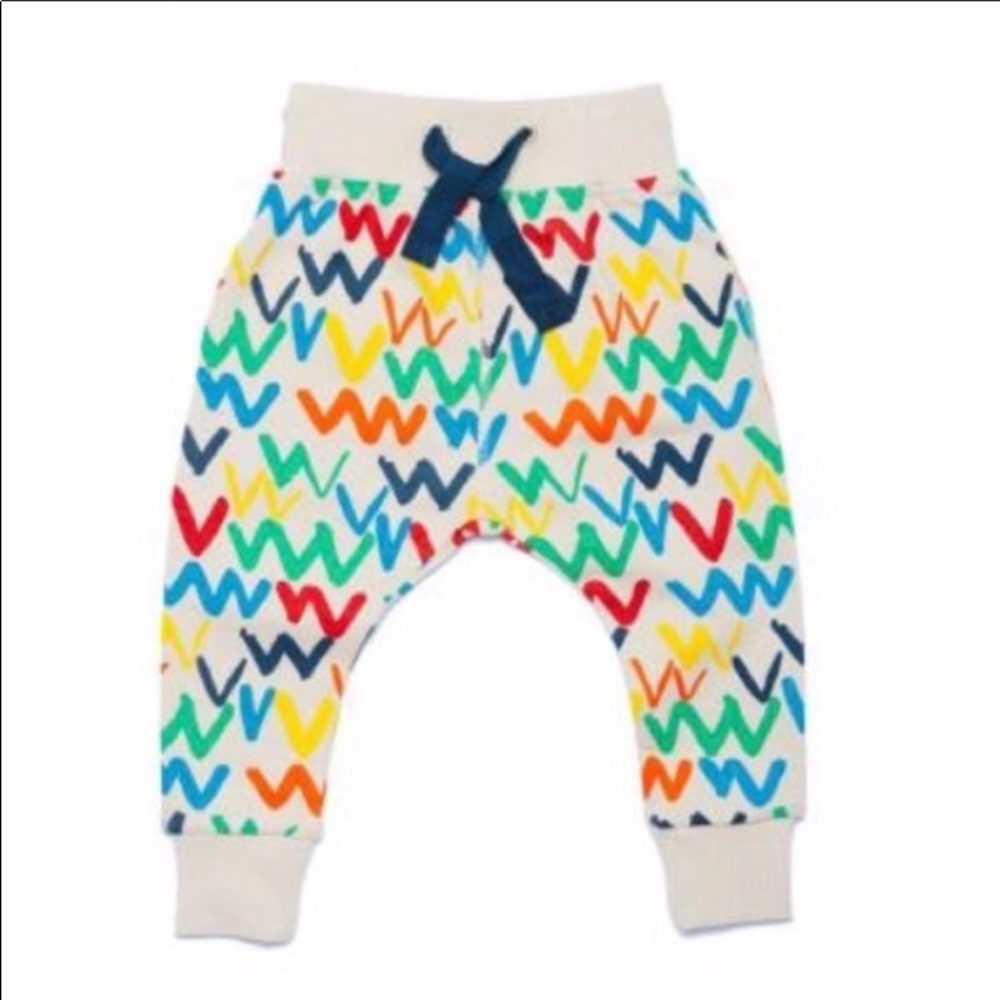 100% Organic colorful toddler pants